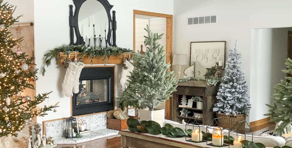 christmas decor modern farmhouse Modern Farmhouse Christmas Decorations 9 Best Tips