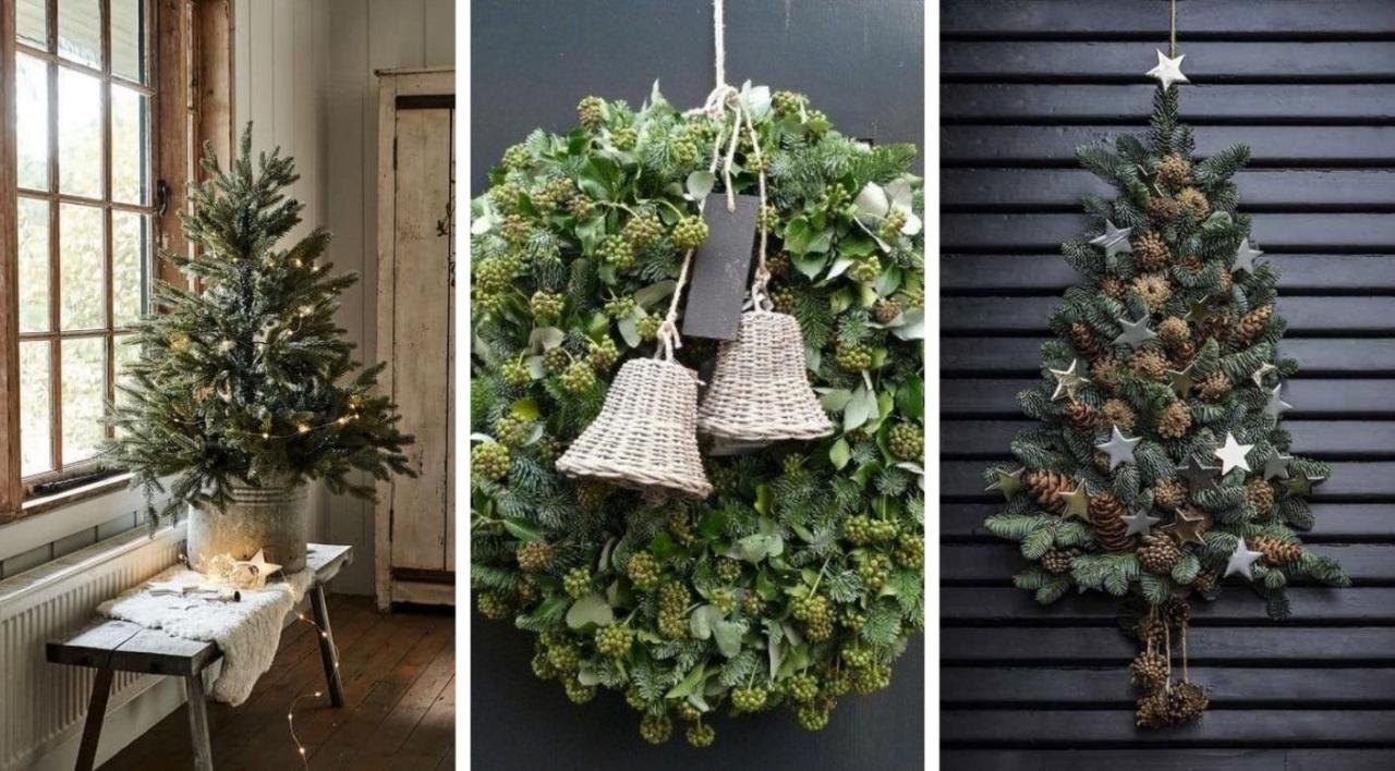 christmas decoration ideas with natural materials 30 Beautiful Christmas decoration ideas with natural materials My