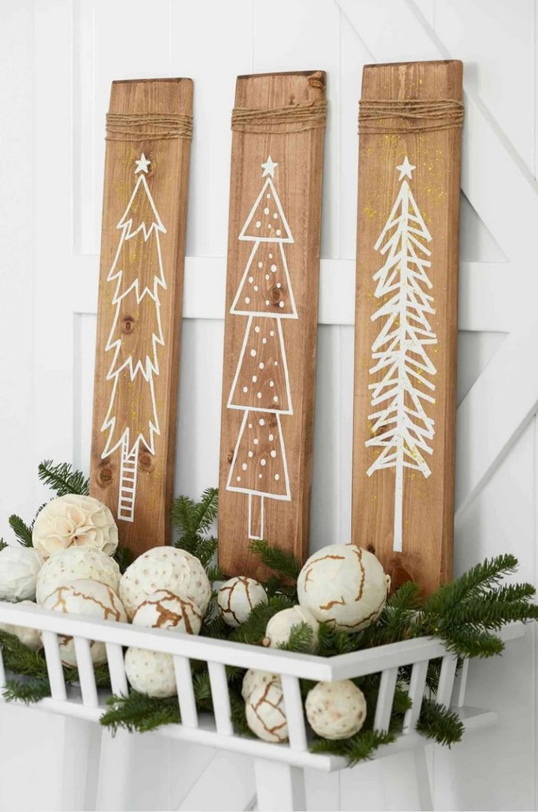 christmas decor ideas without tree A beautiful Christmas decoration without a (real) tree, is it possible