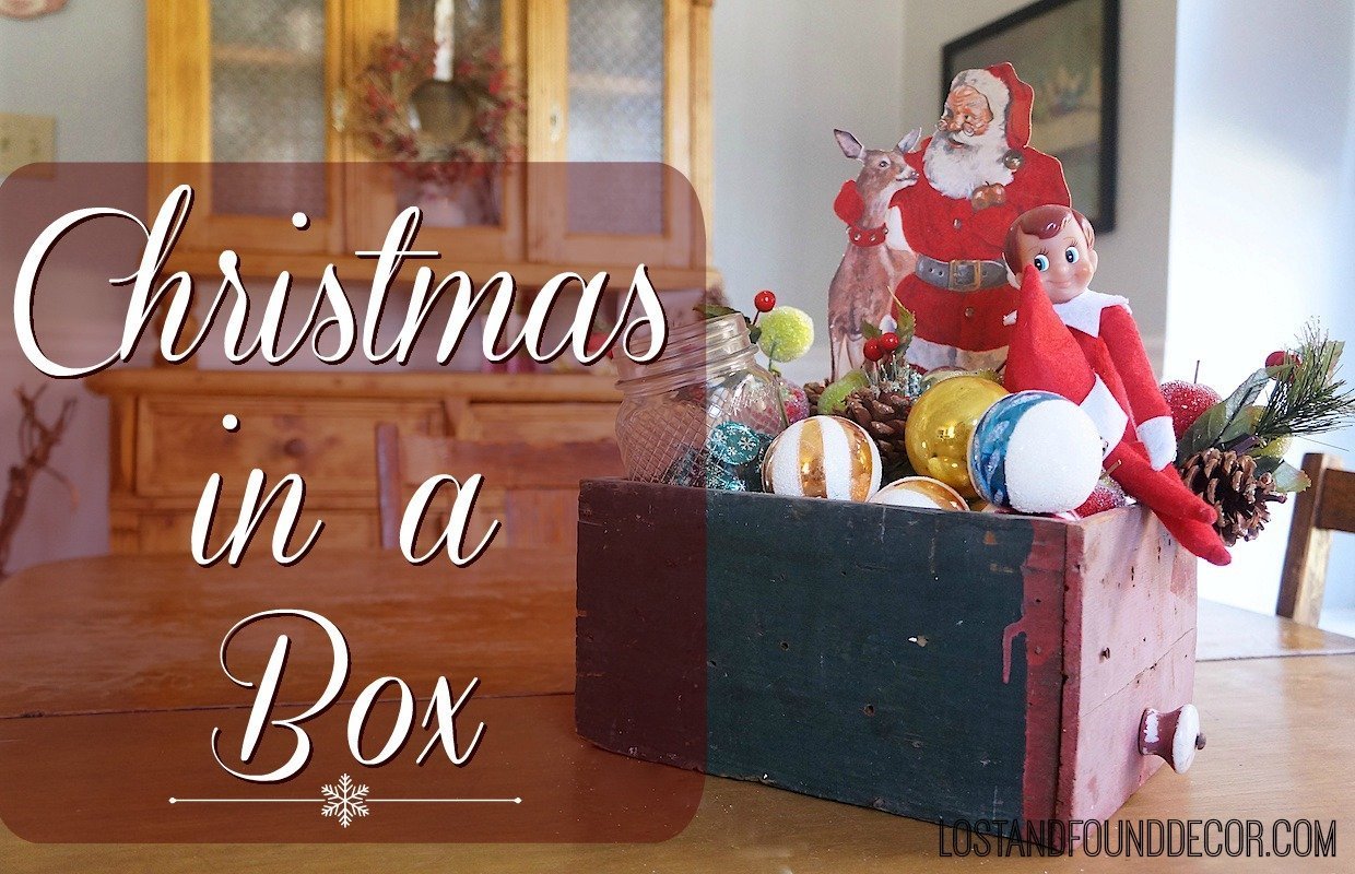 christmas decor in a box Christmas Decor Idea Christmas in a Box