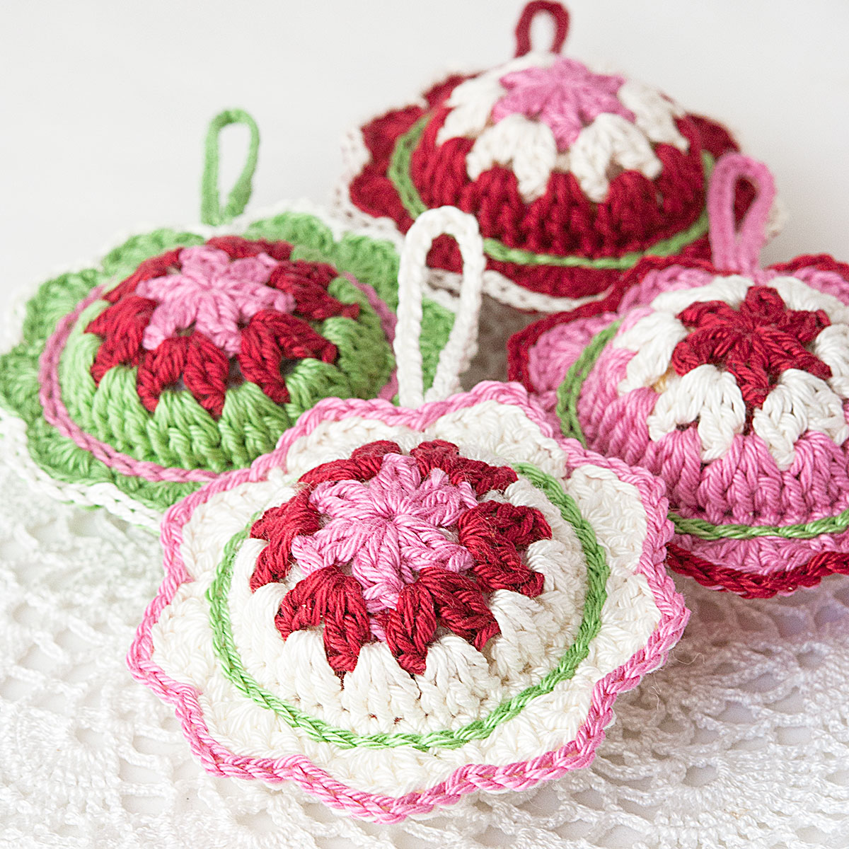 christmas decor crochet ideas Anabelia craft design New Christmas crochet ornaments, pattern