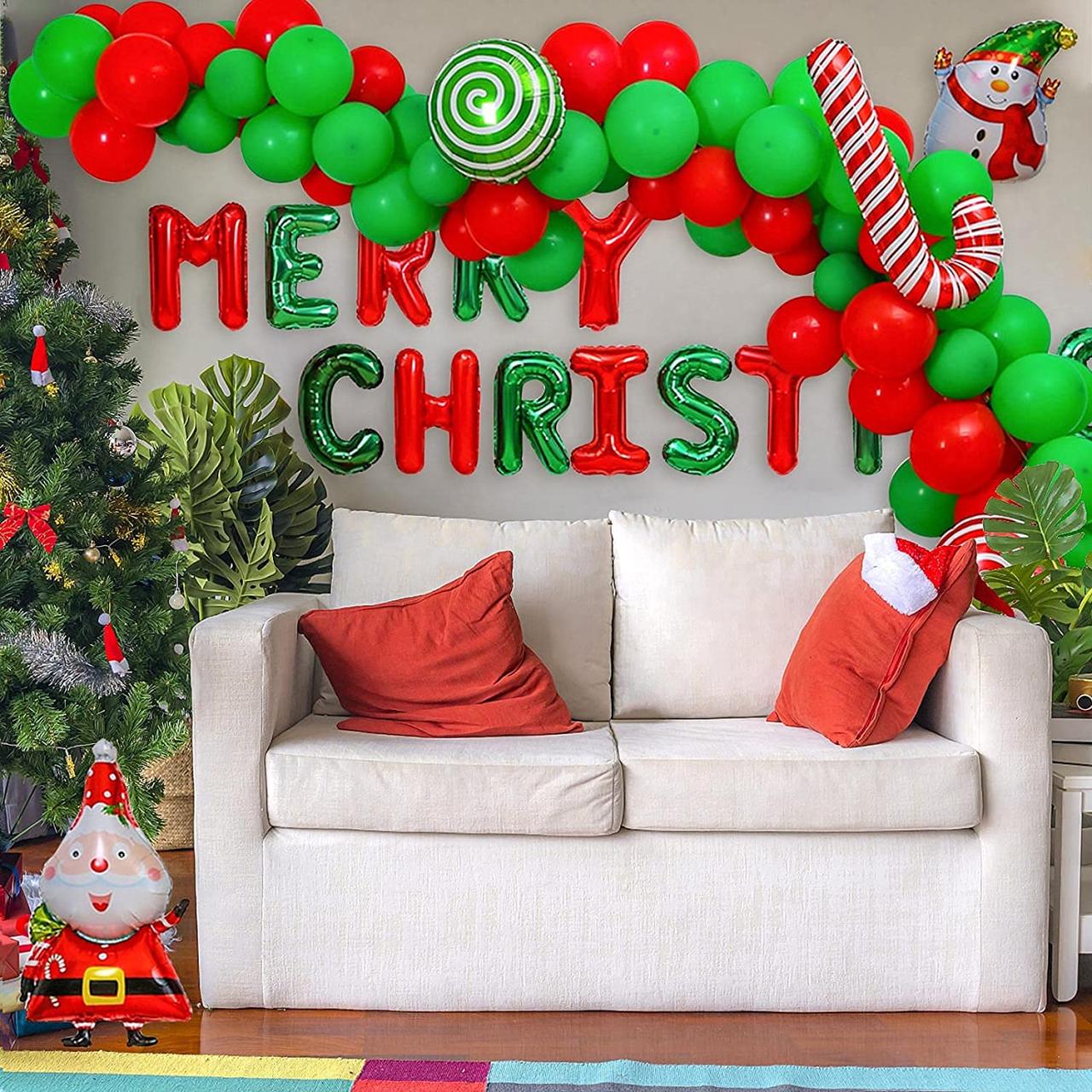 christmas decoration ideas balloons Christmas Party Balloon Decoration Ideas TogetherV Blog