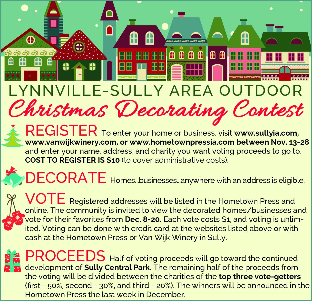 christmas decorating contest themes Christmas Decorating Contest open to area homes, businesses Hometown