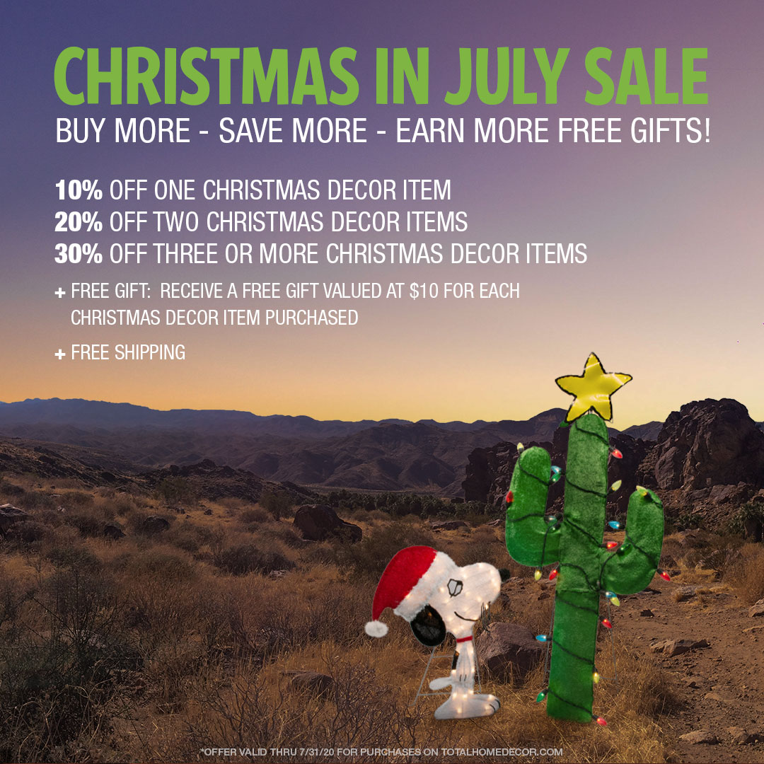 christmas in july decor sale Christmas in July Extravaganza! » Total Home Decor