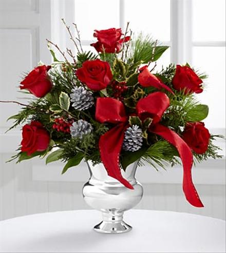 flower vase christmas decor Christmas Wallpapers and Images and Photos Christmas Flower Vase