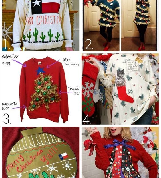 christmas jumper decoration ideas DIY Christmas jumper ideas ⋆ Christmas Jumpers, DIY Christmas Jumpers ⋆