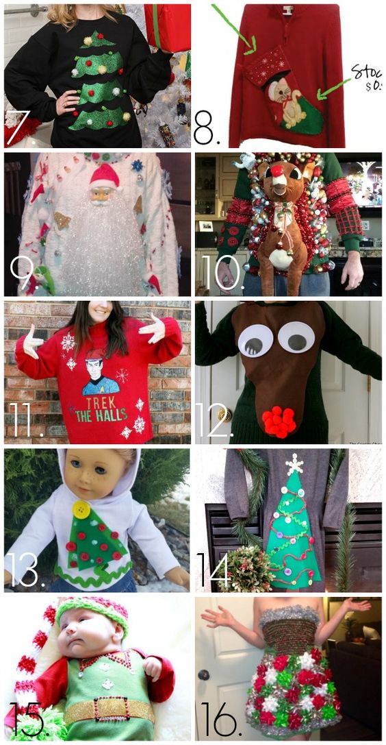 christmas jumper decoration ideas DIY Christmas jumper ideas ⋆ Christmas Jumpers, DIY Christmas Jumpers ⋆