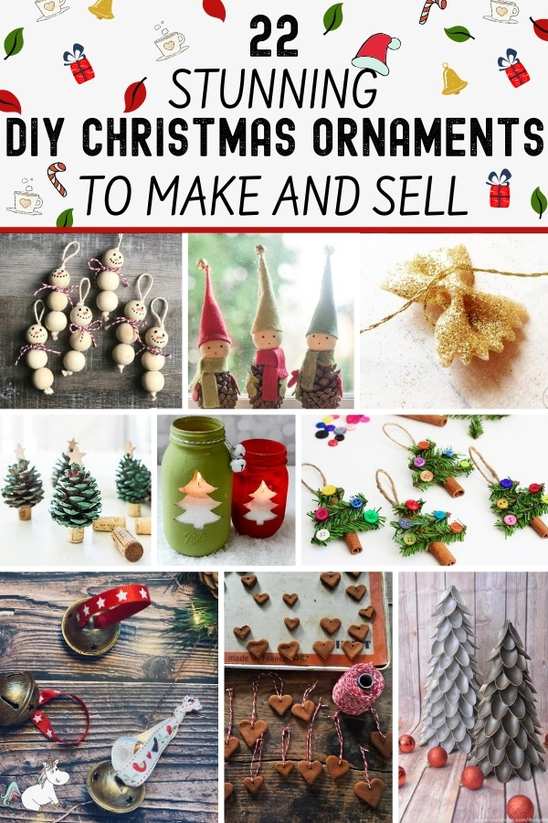 christmas decoration ideas to make and sell 22 Easy Christmas Ornaments To Make and Sell (NEW FOR 2020) The Mummy