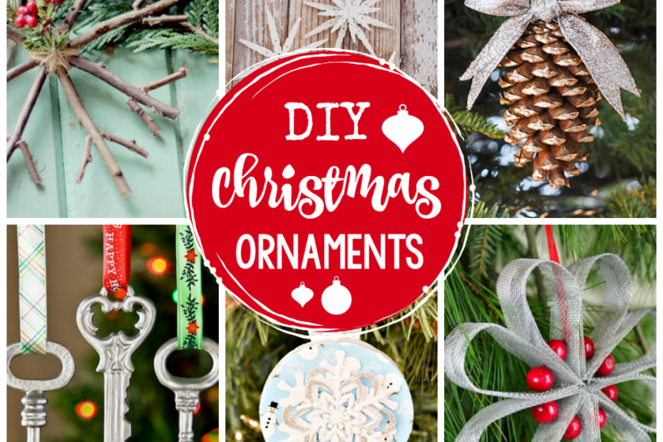 christmas ornament ideas to make 25 DIY Christmas Ornaments to Make This Year Crazy Little Projects