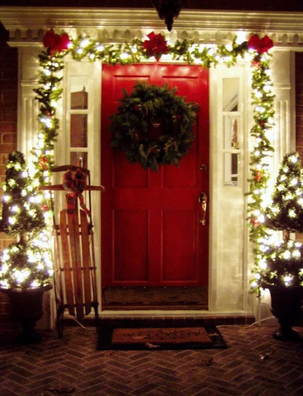 christmas decorations outdoor small porch 30 Christmas Lights Decorations Ideas For Porch Decoration Love