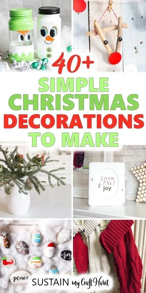 christmas decoration ideas with natural materials 40 DIY Christmas Decorations with Natural Materials Sustain My Craft