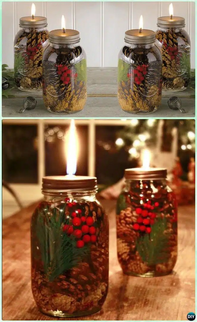 decorating christmas jars ideas 18 DIY Christmas Mason Jars to Gift or Decorate With DIYbunker