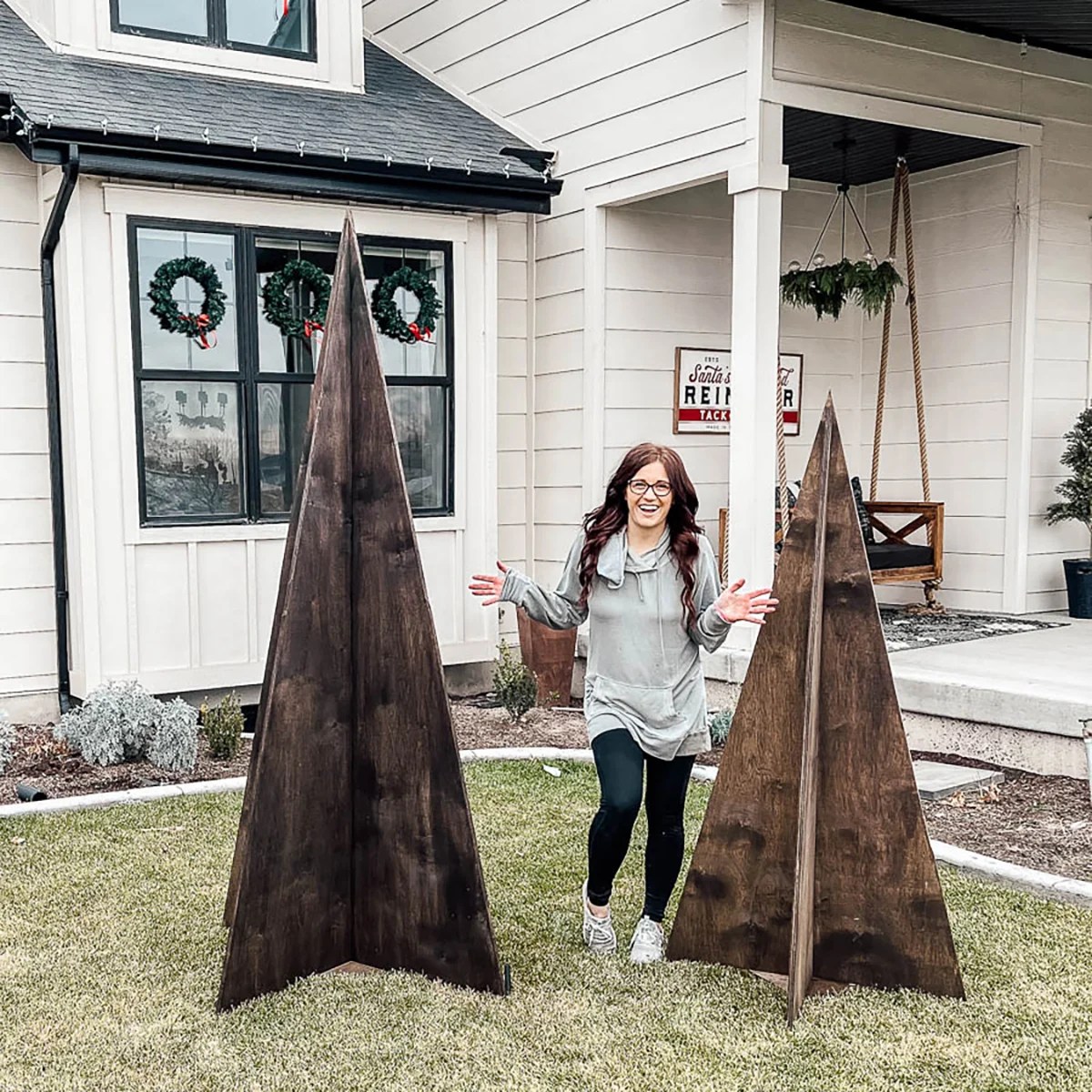 wood christmas trees decor Easy DIY Wood Christmas Trees Start at Home Decor