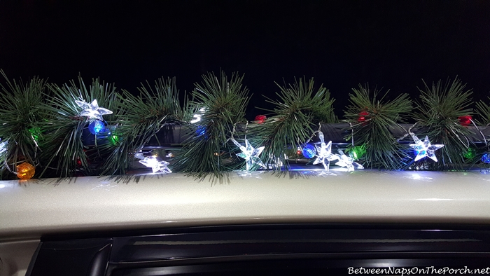 christmas decorations for inside car Decorate Your Car for Christmas with Garland and Lights