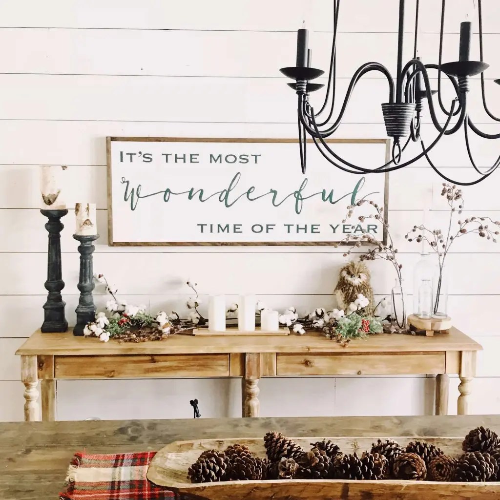 farmhouse christmas wall decor Deck Your Walls with Christmas Wall Art American Farmhouse Lifestyle