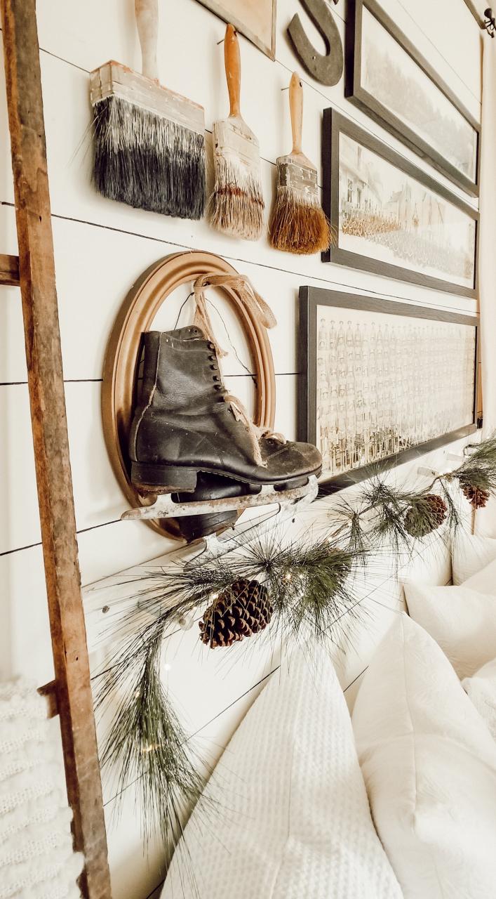 farmhouse christmas wall decor Farmhouse Christmas Gallery Wall Diana Marie Home