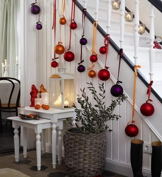 christmas entryway decor ideas 50 Fresh Festive Christmas Entryway Decorating Ideas family holiday