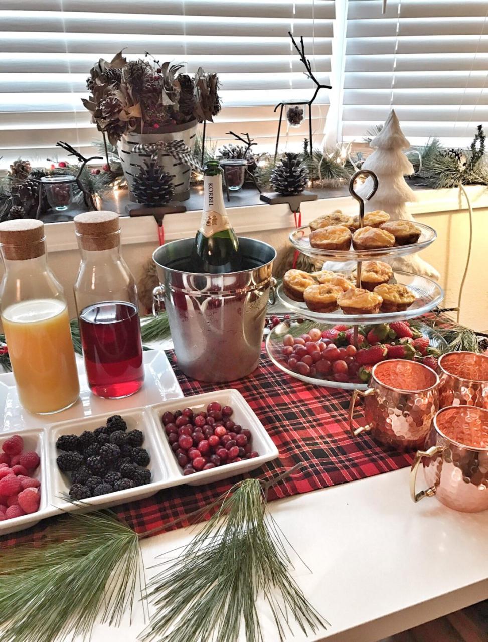 christmas brunch decor ideas Christmas Brunch. Holiday Hosting Ideas. A Cup Full of Sass