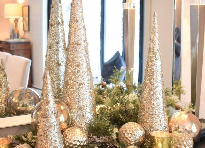 christmas decor ideas modern 25 Modern Glam Christmas Decorations You Need!