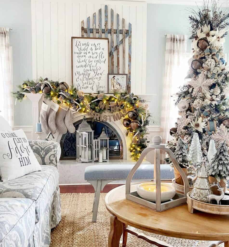 gray and white christmas decor Gray and White Christmas Décor Soul & Lane