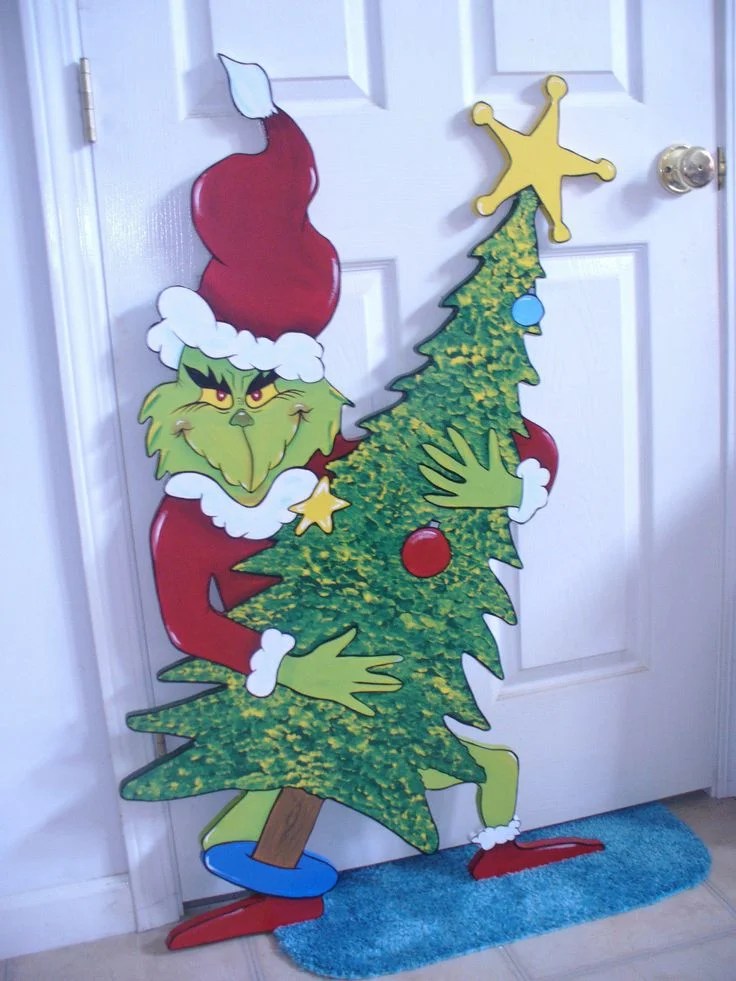 grinch outdoor christmas decor 40 Grinch Christmas Decorations Ideas Decoration Love