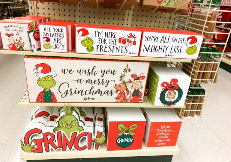 the grinch christmas decor hobby lobby Hobby Lobby Grinch Decorations on Sale now at Hobby Lobby!