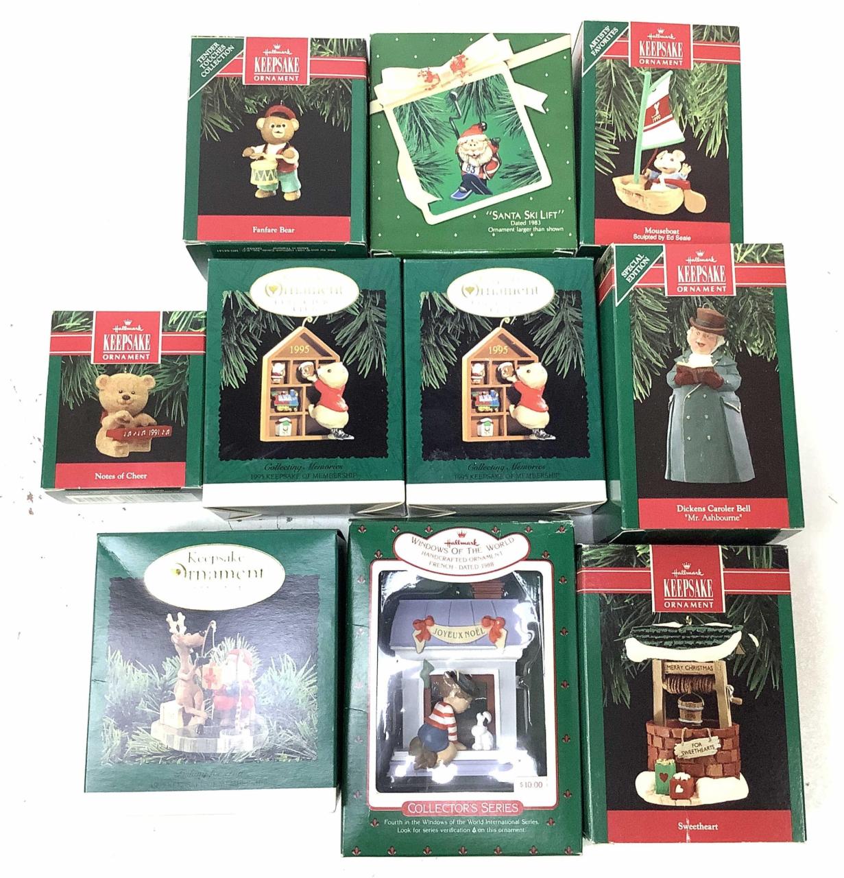 christmas ornaments hallmark sale Lot (10) Hallmark Keepsake Christmas Ornaments