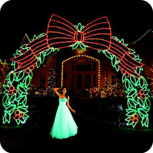 christmas decorations outdoor arch Outdoor christmas decoratio wedding arches lightsShenzhen Toprex