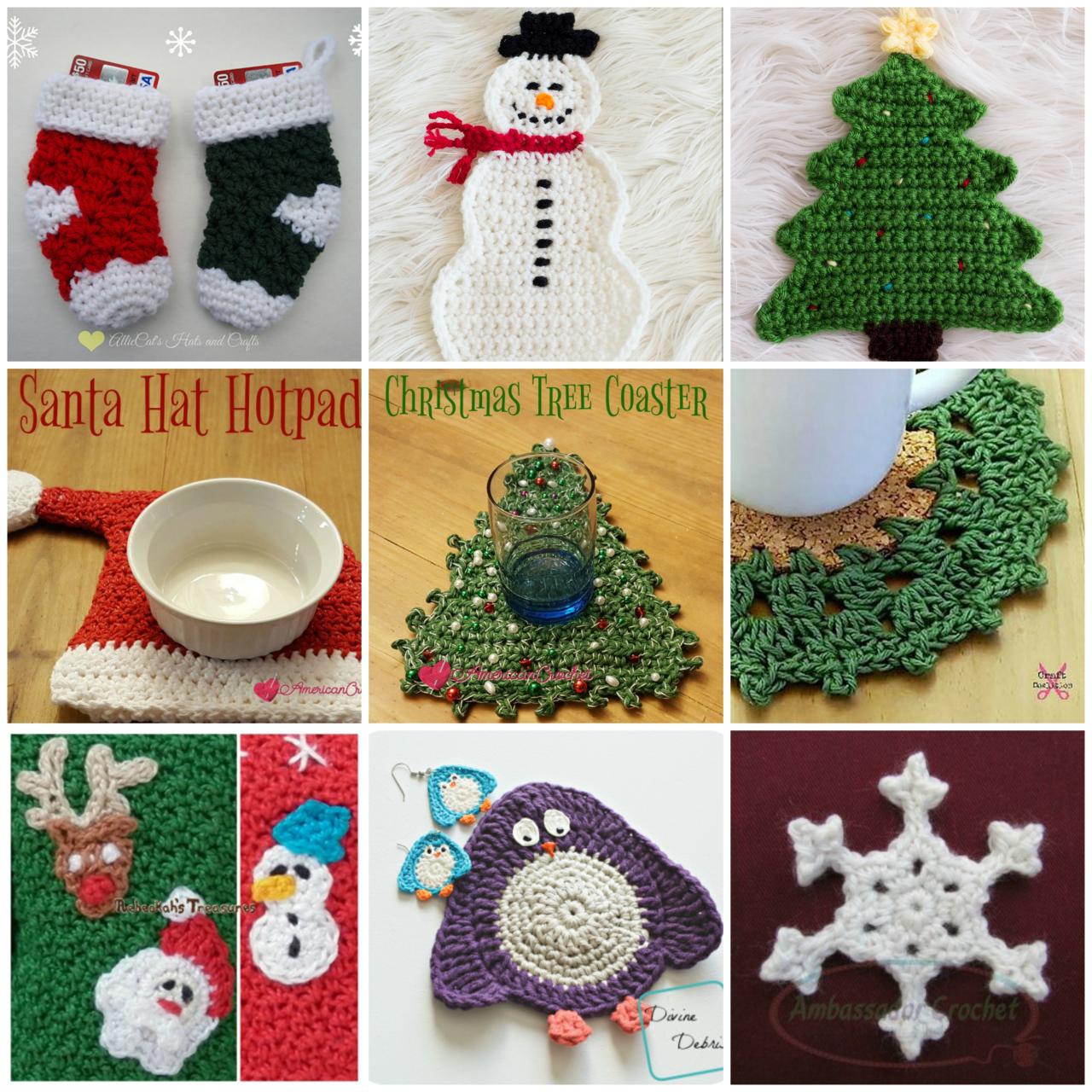 christmas decor crochet ideas Holiday Decor Crochet Pattern Roundup Ambassador Crochet