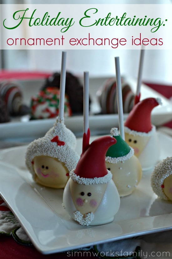 christmas ornament exchange themes Holiday Entertaining with Shari's Berries {Ornament Exchange Ideas}