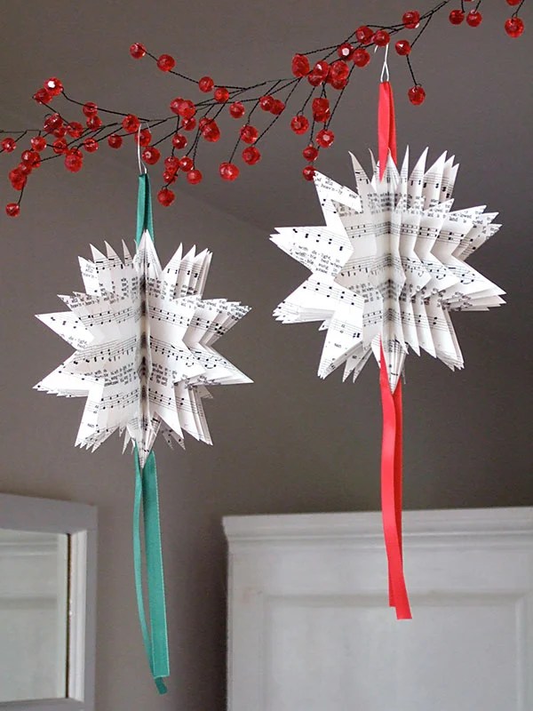 christmas decoration ideas made out of paper 25 Easy Paper Christmas Ornaments You Can Make at Home MagMent