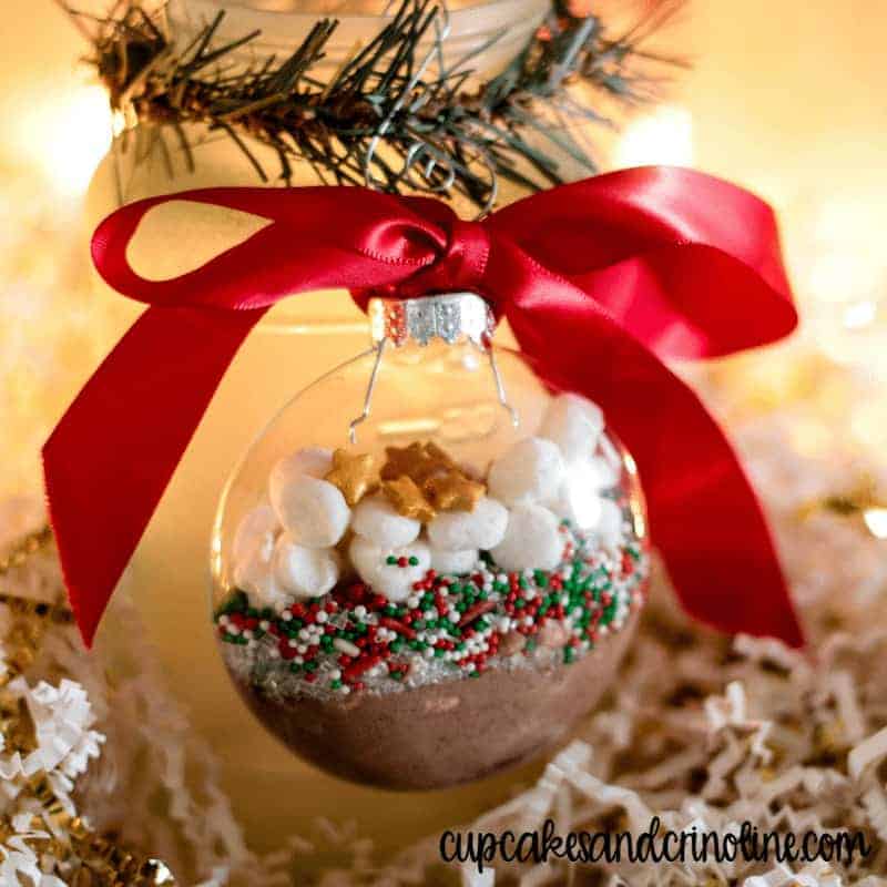 hot cocoa christmas decor Hot Cocoa Mix Christmas Ornaments The HowTo Home