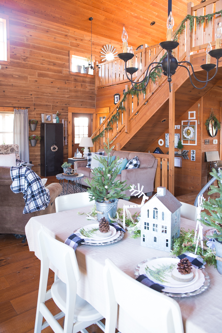 rustic cabin christmas decor Rustic Christmas Cabin CREATIVE CAIN CABIN