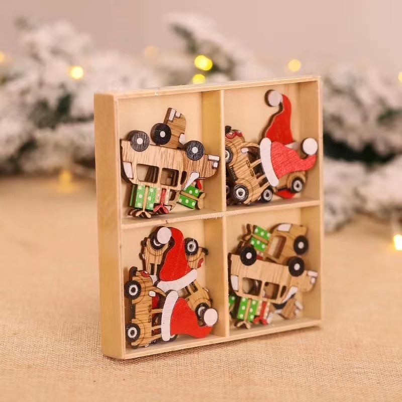 cheap christmas decorations sale wholesale Cheap Christmas Decorations Sale Christmas Cartoon Wooden Pendant