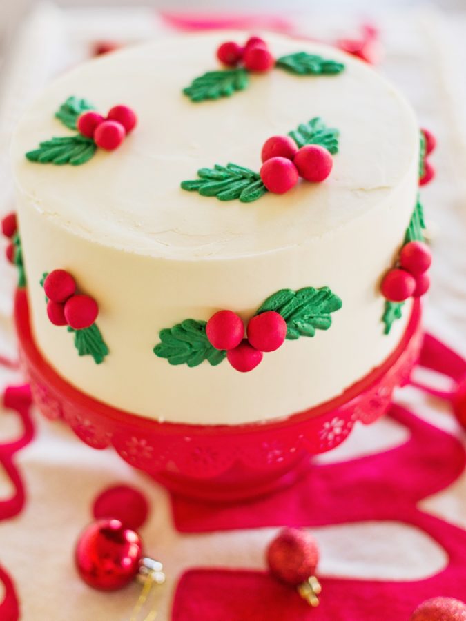 christmas cake decoration ideas easy Sweet and Simple Christmas Cakes Cake by Courtney