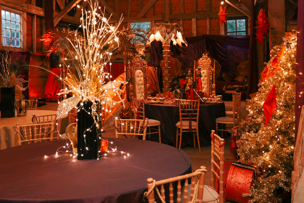 christmas decorations by theme Corporate Christmas Party Themes & Ideas Christmas Party Venue Decoration