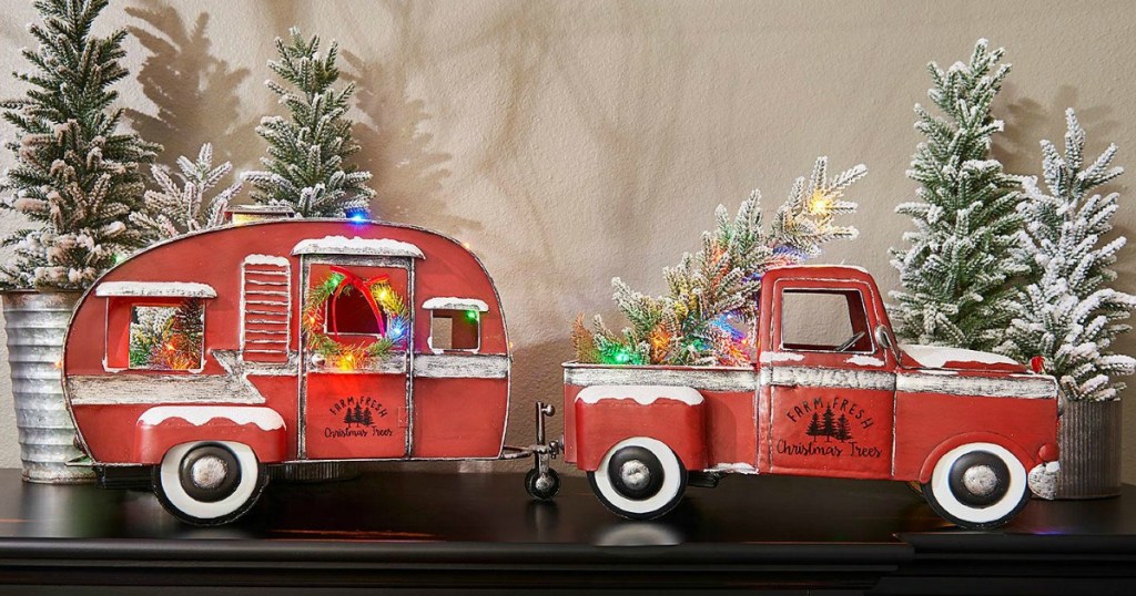 vintage christmas truck decor PreLit Vintage Christmas Collection Has Arrived at Sam's Club