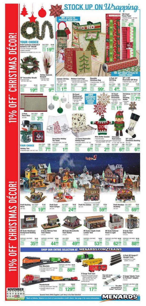 menards christmas decor sale Menards Christmas Decor Sale Ad Nov 15 Nov 25, 2020