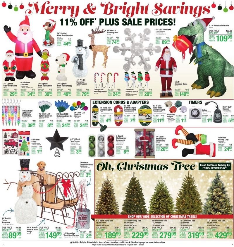 menards christmas decor sale Menards Christmas Decor Sale Nov 04 Nov 13, 2021