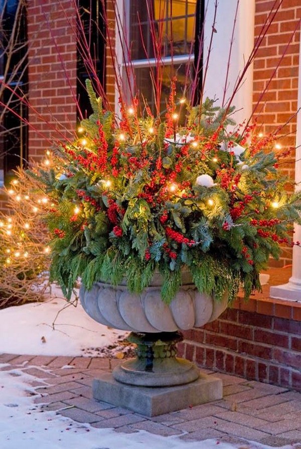 christmas decorating ideas outside Natural Outdoor Christmas Decorating Ideas Outdoor Christmas