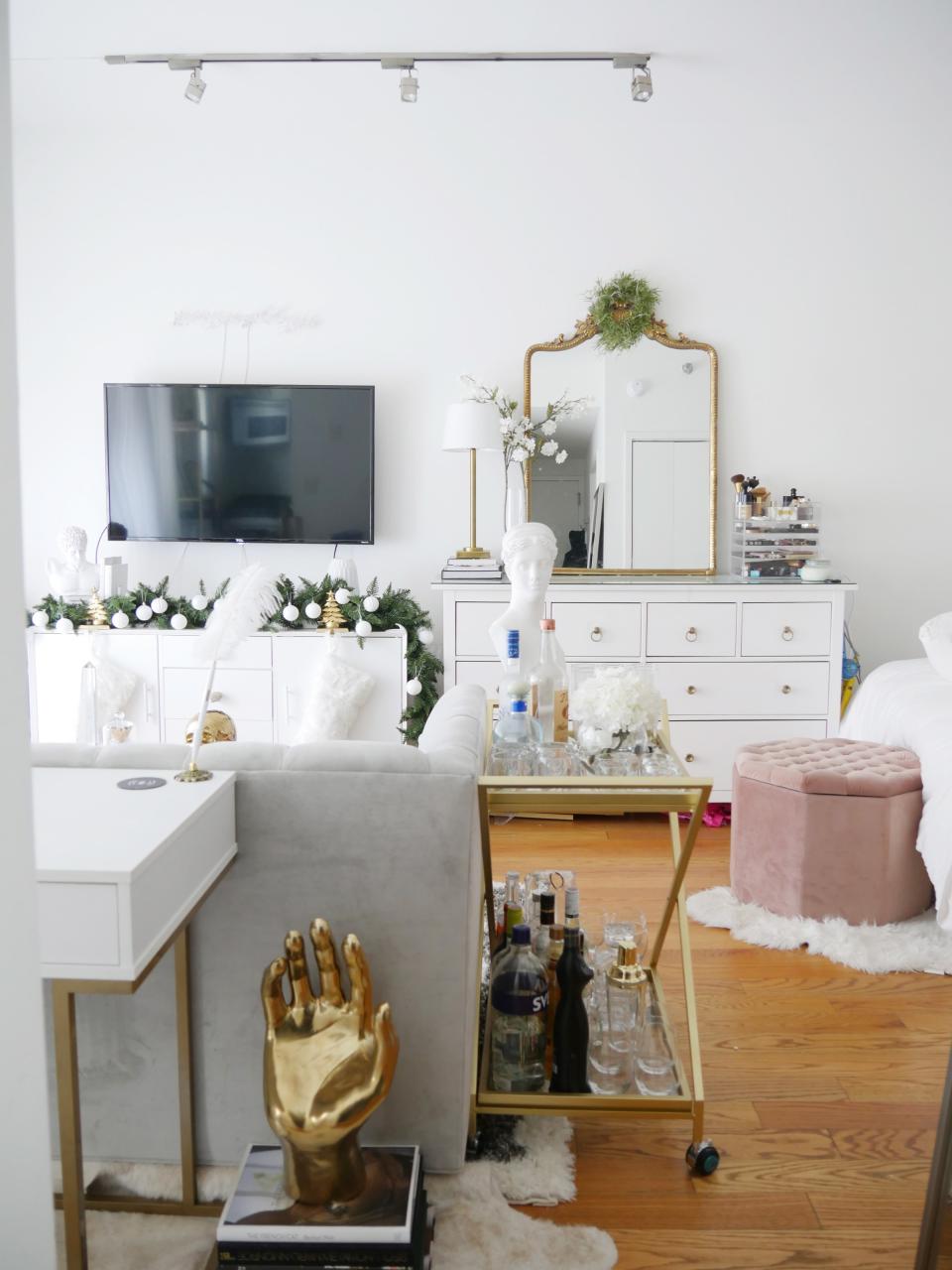 christmas decorating ideas no tree How to Decorate for Christmas Without a Tree City Chic Decor