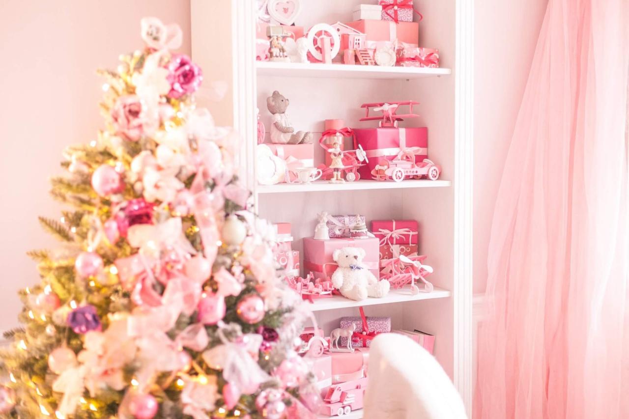 pink christmas decorations indoor Pink Christmas Decor Ideas for a Pretty Holiday Season