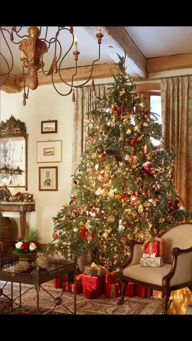 country decor christmas trees 35 Country Christmas Tree Decorations Ideas Decoration Love