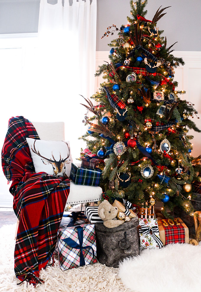 plaid christmas decor ideas Plaid Christmas Decor Ideas For The Holidays House of Hawthornes