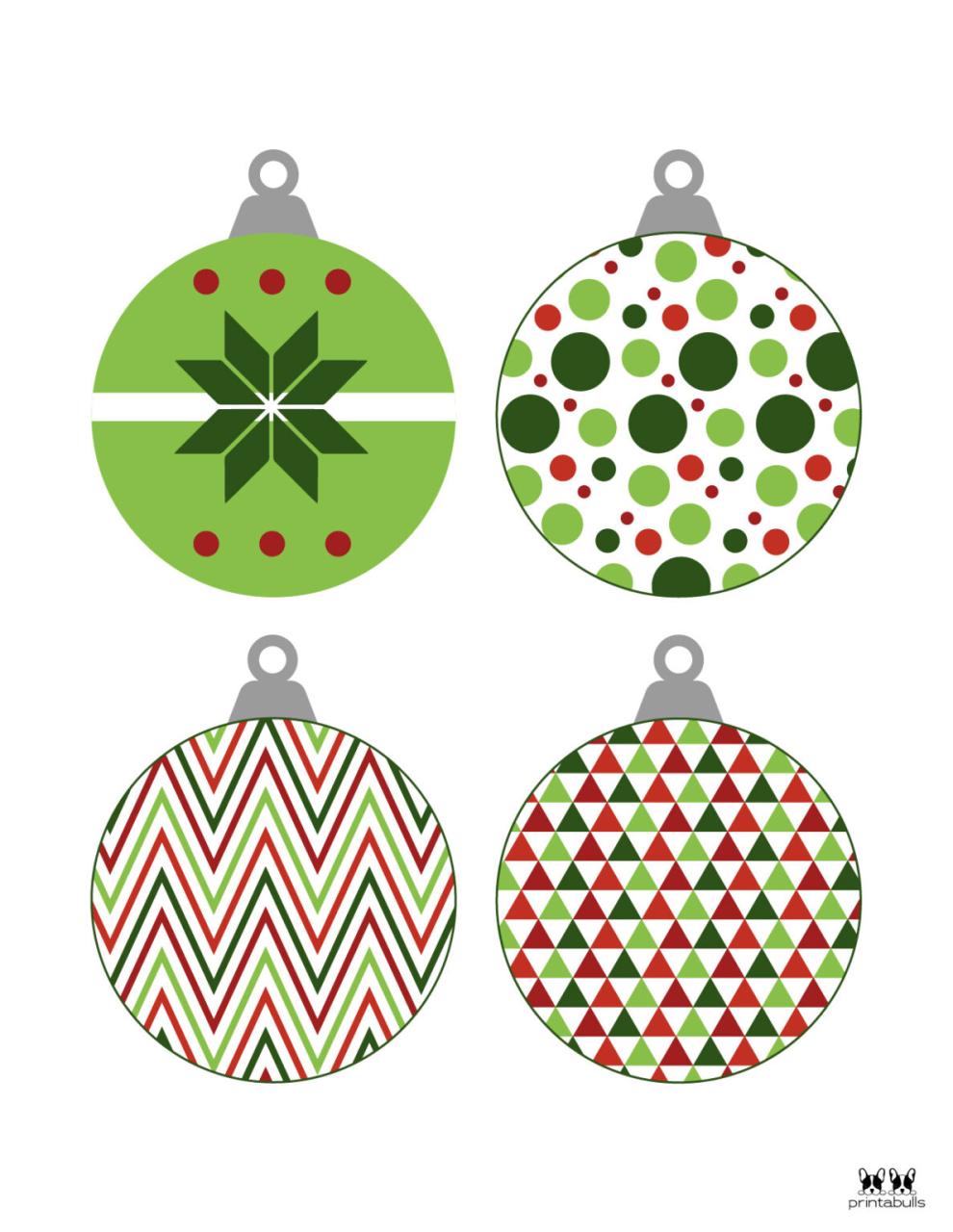 christmas decoration ideas printables Printable Christmas Ornaments Printabulls