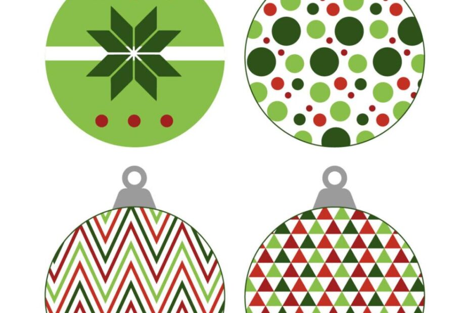 christmas decor printables pdf Printable Christmas Ornaments Printabulls