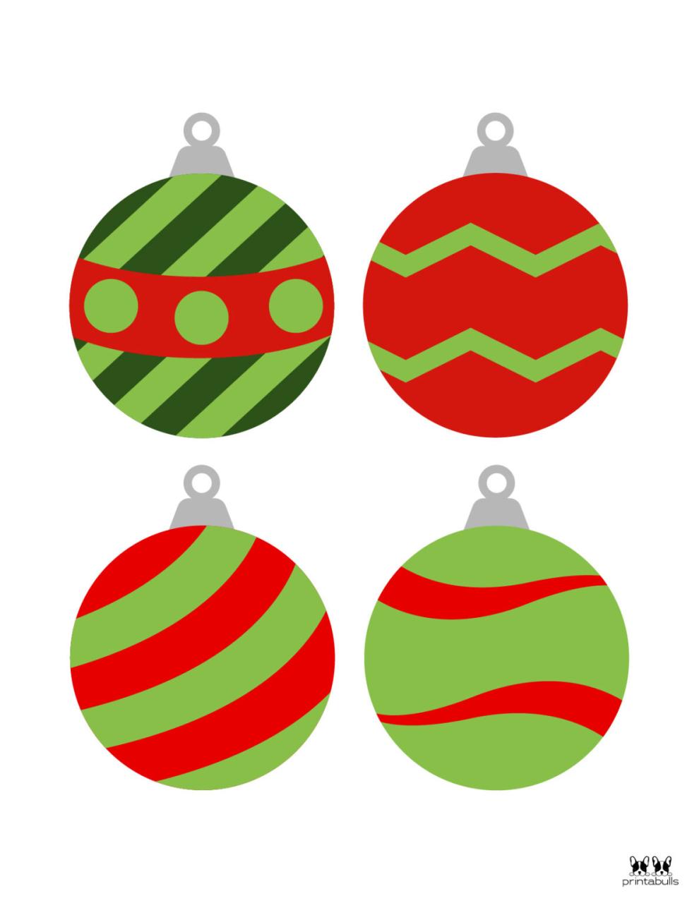 christmas decor printables pdf Printable Christmas Ornaments Printabulls