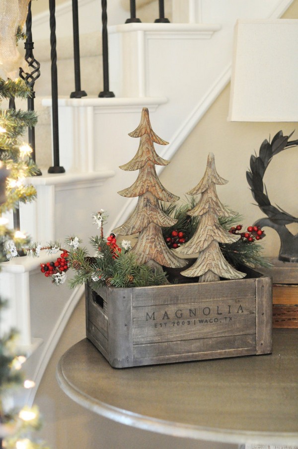 rustic decor christmas tree 17 Amazing Rustic Christmas Decor Ideas That Look So Cozy The ART in LIFE