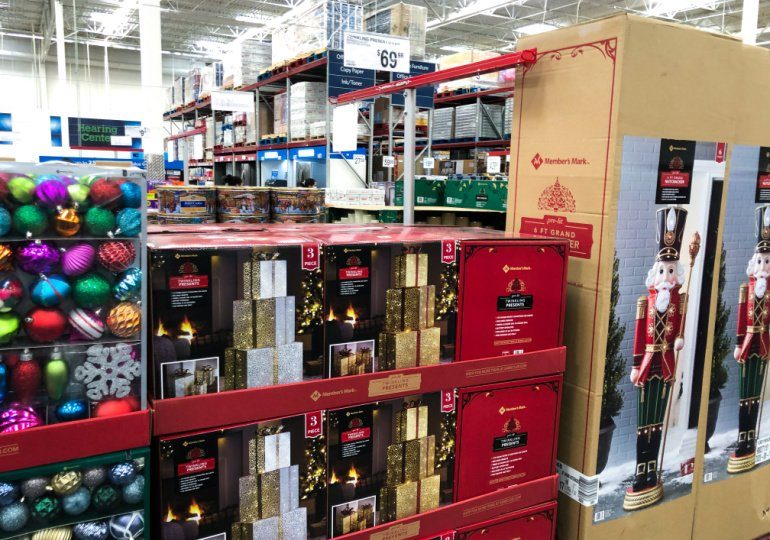 christmas decor at sam's club Sam's Club Christmas Decorations now out and in stores!