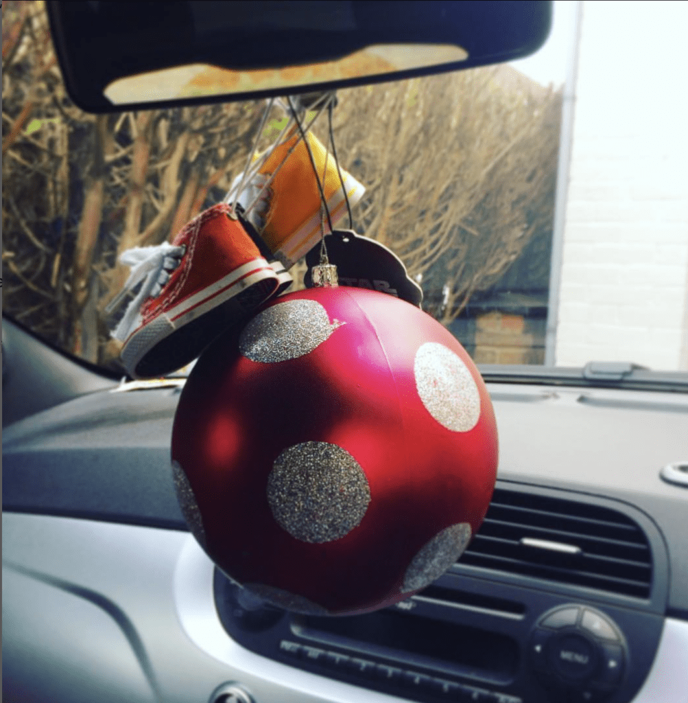 christmas decorations for inside car 15 Amazing Christmas Car Decorations Bridal Shower 101